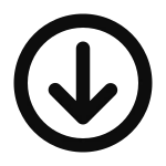 Circle Arrow Down SVG Icon